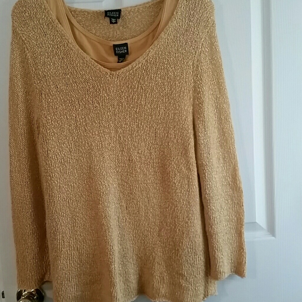 Eileen Fisher sweater & shell
